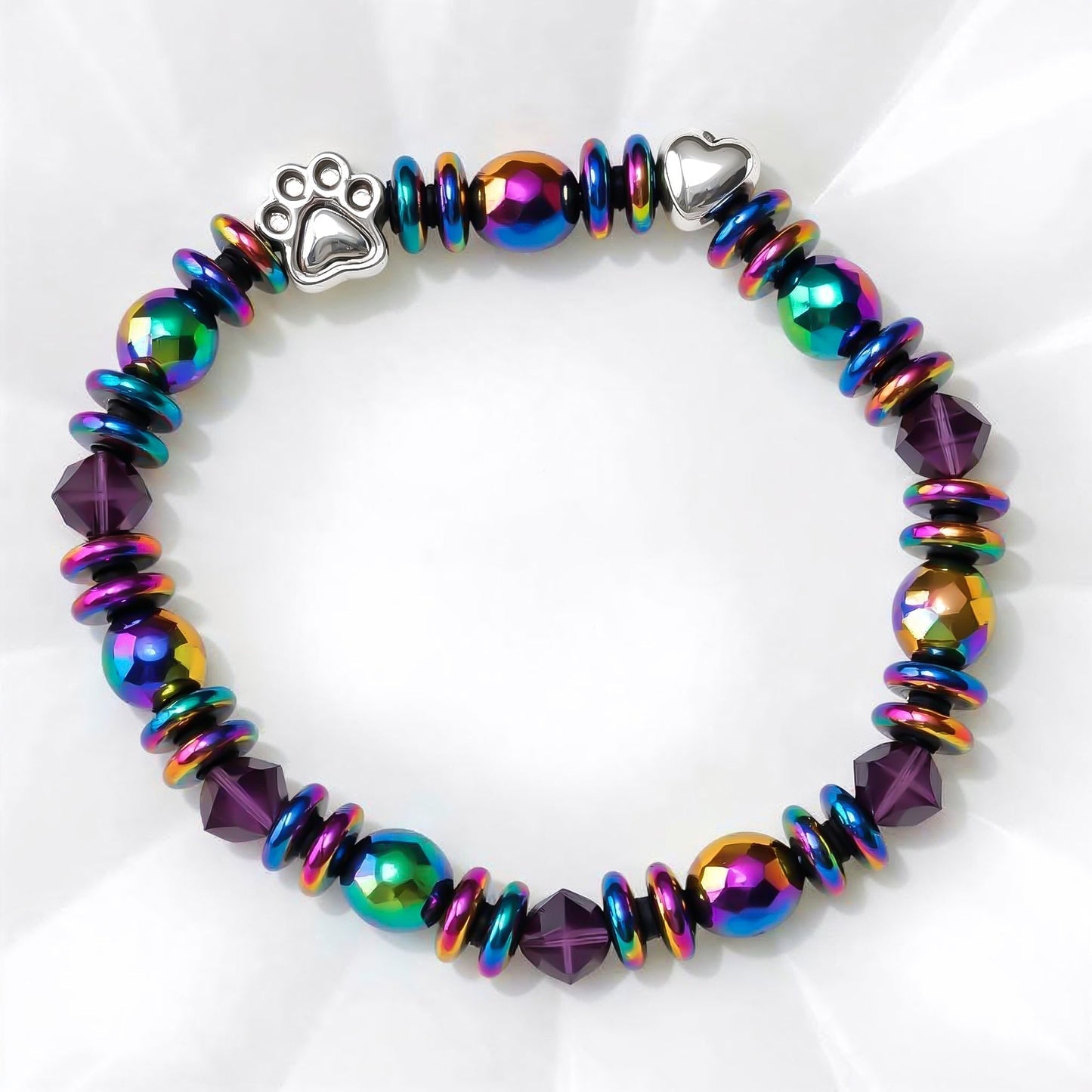 Magnetic Paw Charm Bracelet